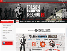 Tablet Screenshot of folsomblueshalf.org
